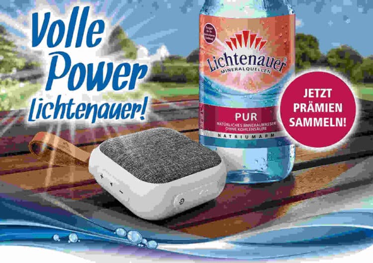 Lichtenau Mineralwasser aus Hessen mit Zugabeaktion