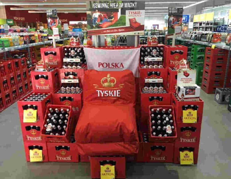 Tyskie Bier aus Polen verlost Sitzsäcke