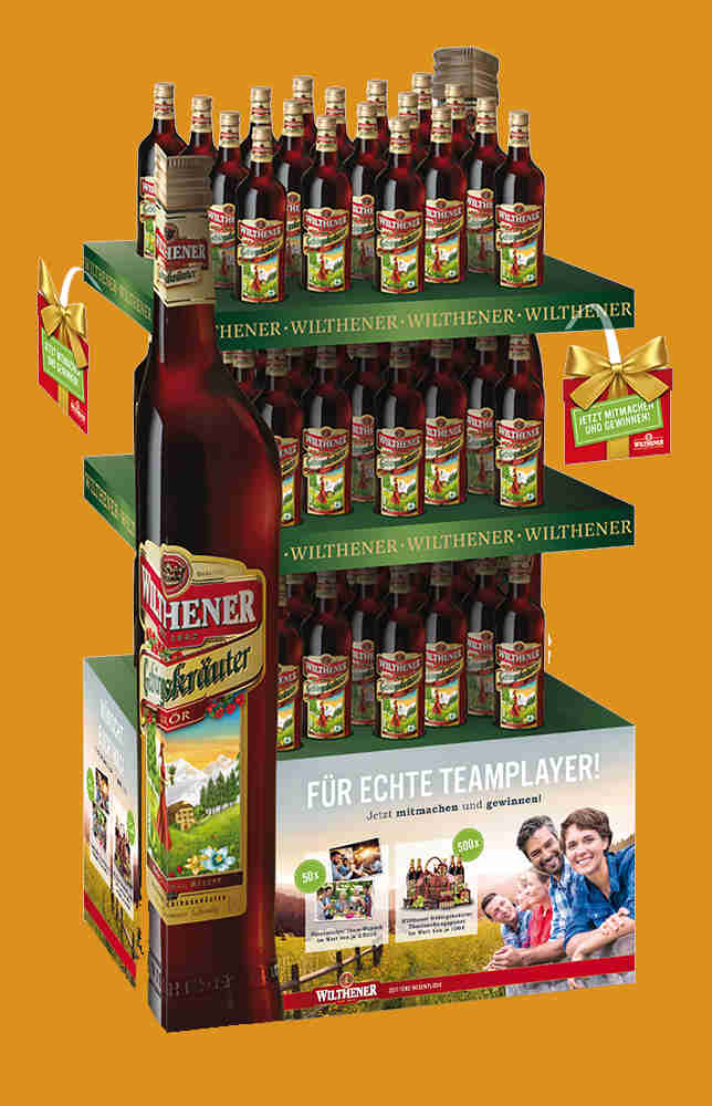 Wilthener Gebirgskräuter mit neuem Verkaufsdisplay