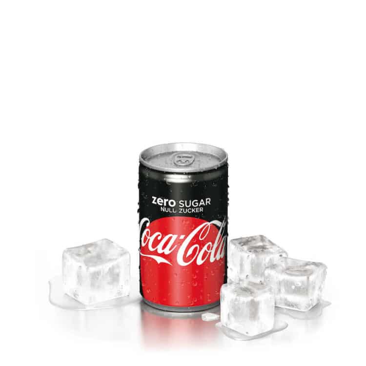 Coca-Cola Zero zuckerfreie Limonade mit starkem Wachstum