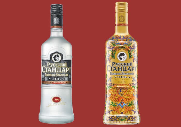 Russian Standard Vodka Standardflasche und Limited Edition