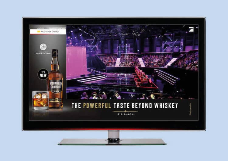 Southern Comfort im Addressable TV