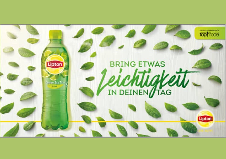 Mehr Werbepower für Green Tea 1
