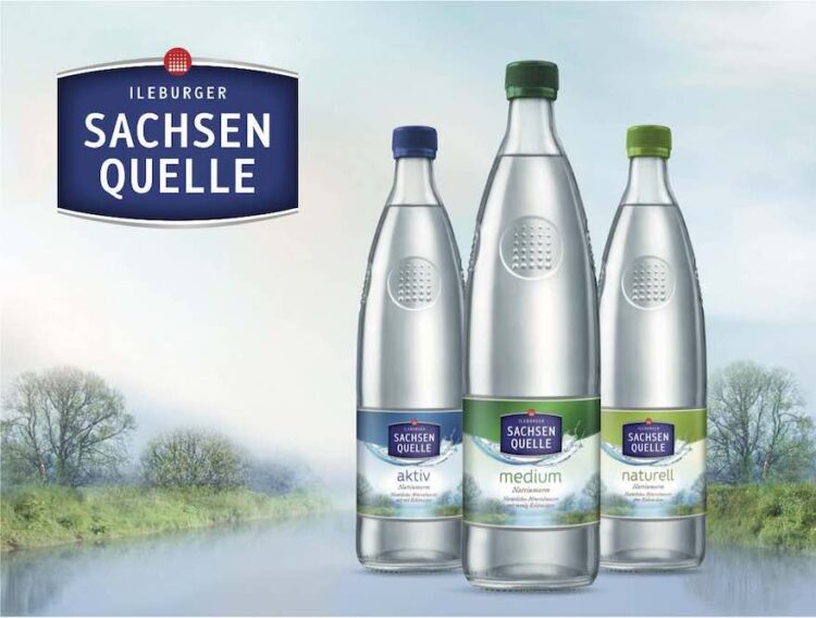 Neue Individual-Glasflasche