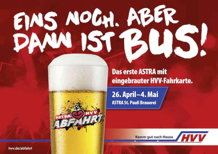 Fahrkarte zum Bier