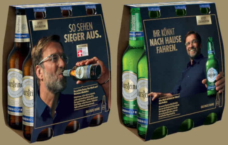 Klopp auf Sixpacks