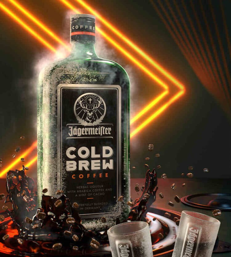 Kräuter mit Kaffee vermählt