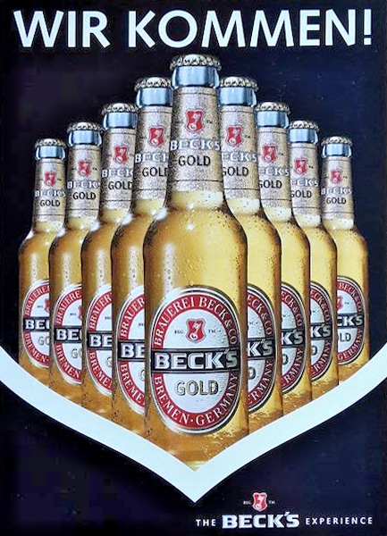 Werbemotiv Beck's Gold