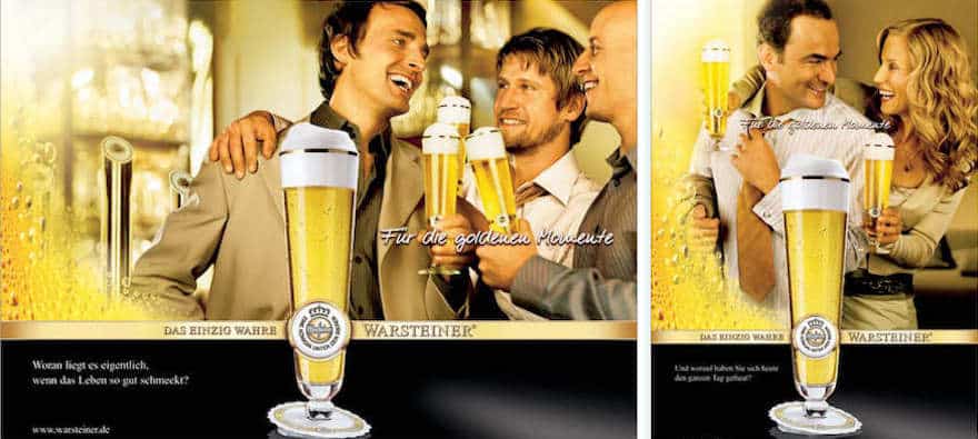 Warsteiner Werbemotiv von 2004