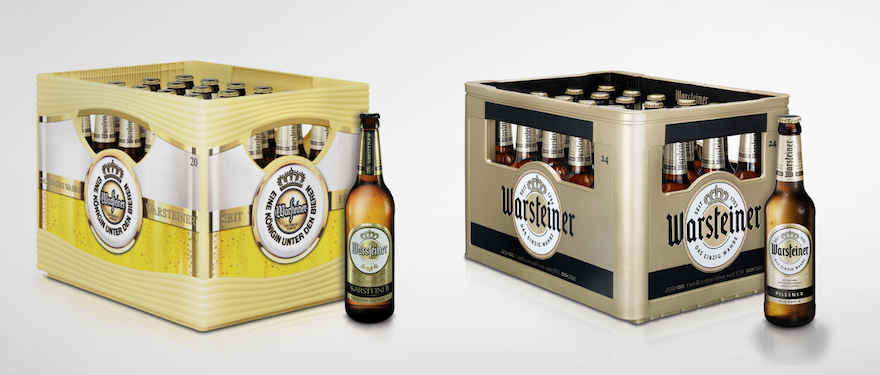 Warsteiner Kasten alt und neu