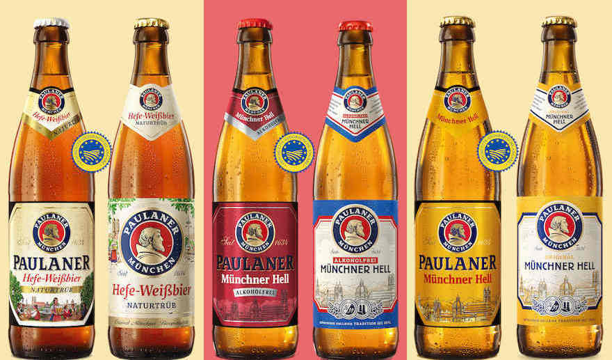 Paulaner überarbeitet Etiketten