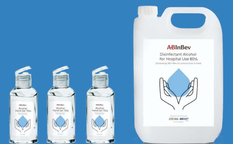 AB Inbev produziert Desinfektionsmittel