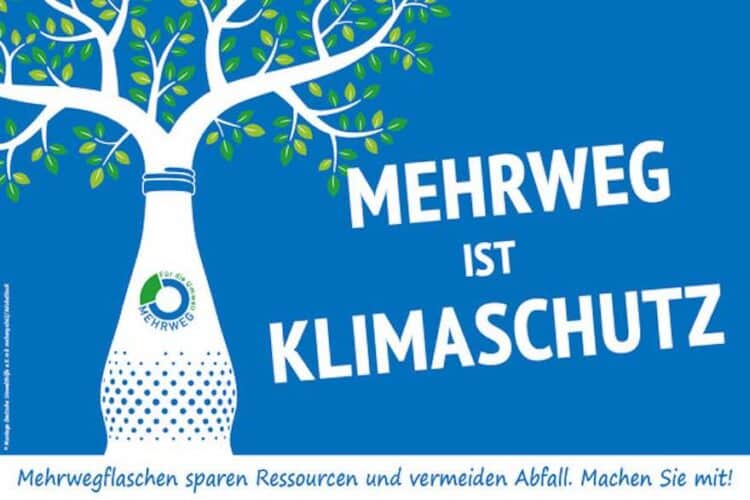 Plakat Mehrweg ist Klimaschutz