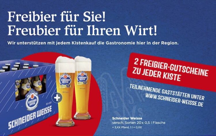 Gutscheine für Gastronomie als Zugabe