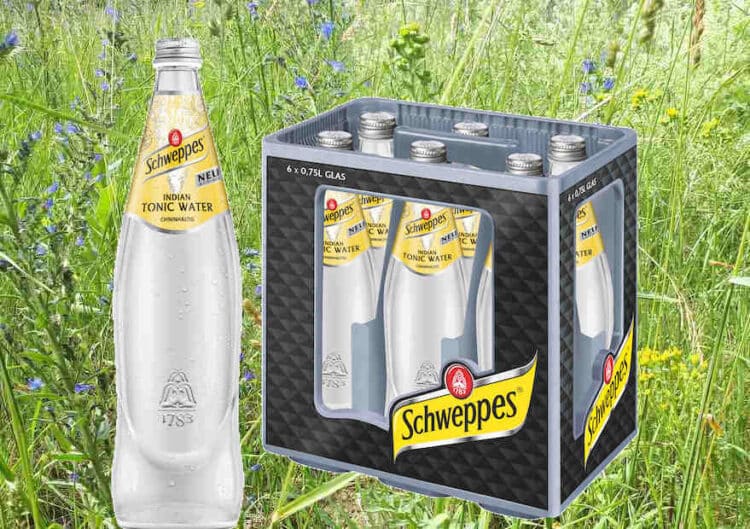 Schweppes jetzt auch in Glas-Mehrweg