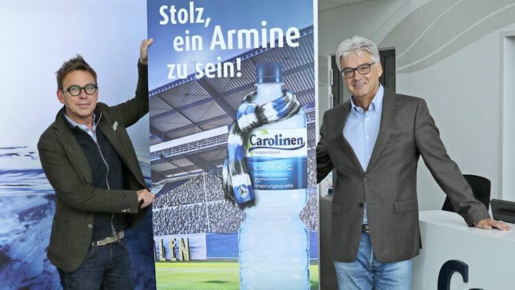 Arminia Bielefeld bleibt Wasserpartner treu
