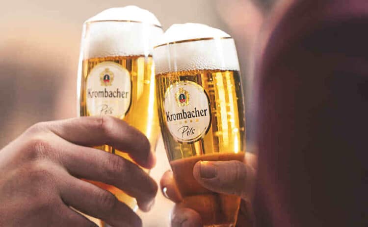 Krombacher nur leicht im Minus