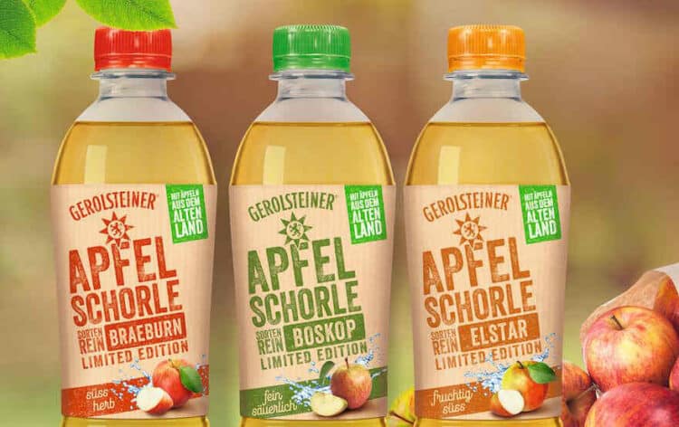 Sortenreine Schorlen kommen