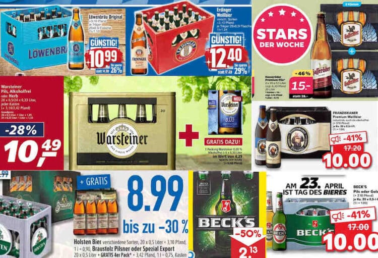 Bierpreise fallen wieder