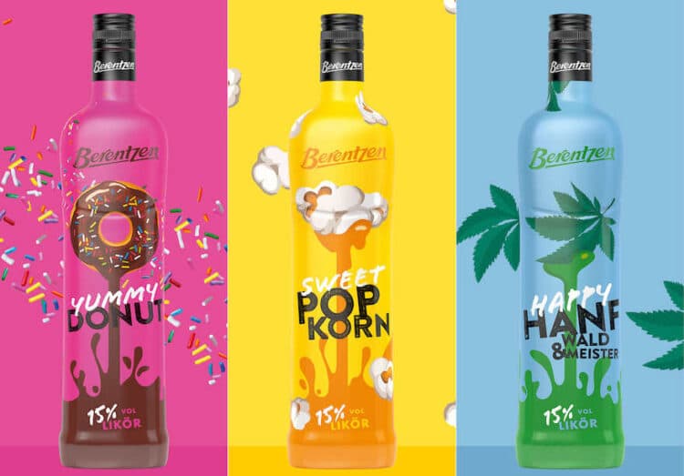 Bunte Liköre für junge Zielgruppe