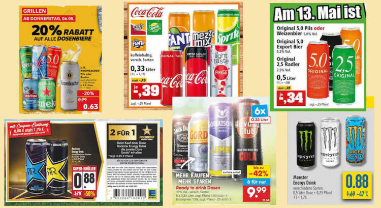 Dosenpreise purzeln in allen Warengruppen