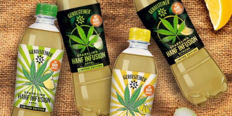 Gerolsteiner stellt Hanf-Getränk vor