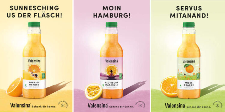 Werbung mit Lokalkolorit