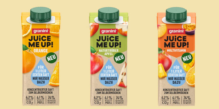 Erstes Saftkonzentrat zum Selbermischen