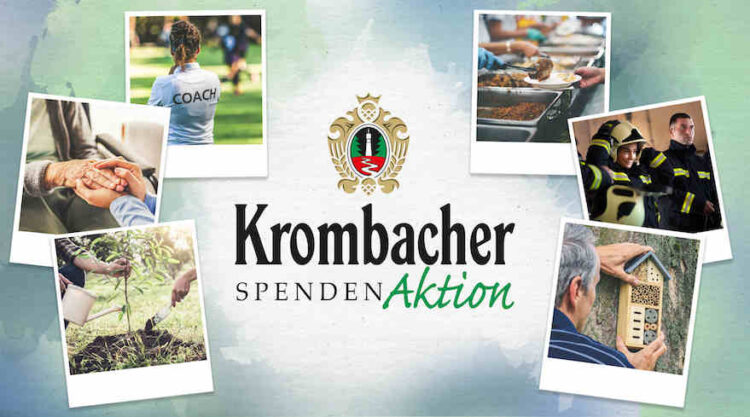 Krombacher startet Spendenaktion 2022