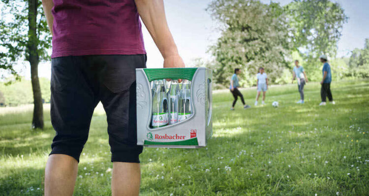 Rosbacher setzt auf neue Glasflasche