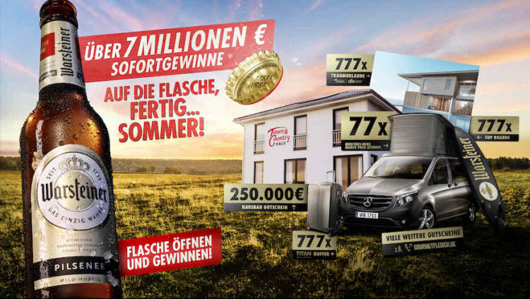 Warsteiner startet Kronkorken-Aktion