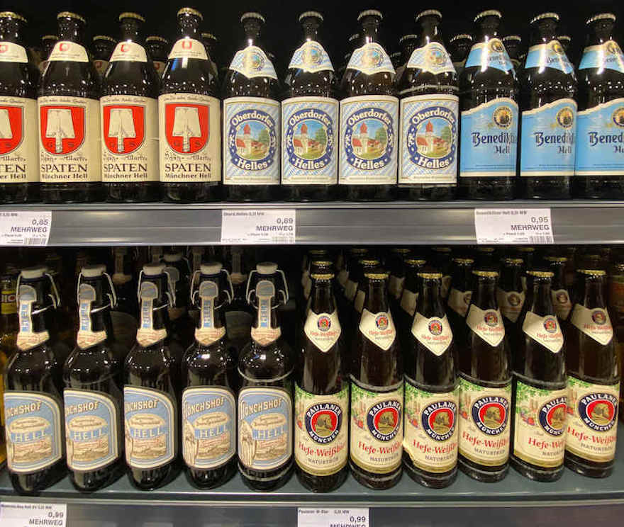Preislich dicht beieinander: Helles und Weißbier