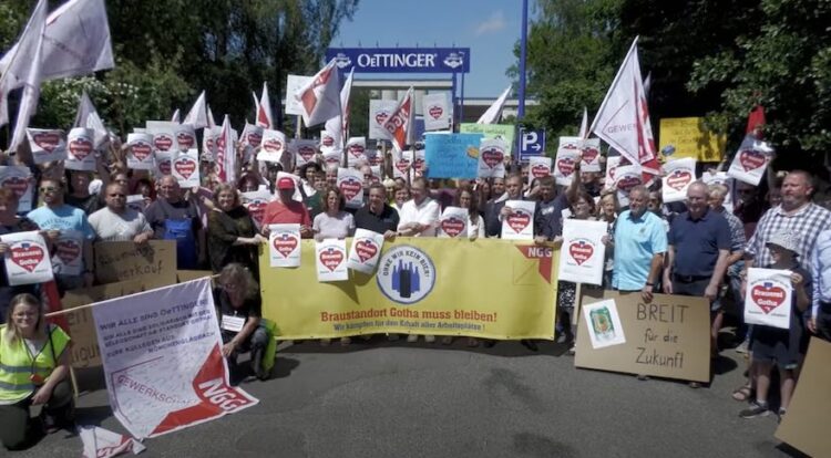 Oettinger Brauerei in Gotha steht zum Verkauf