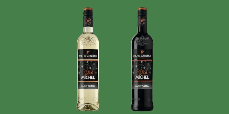 Glüh-Michel in Weiß und Rot