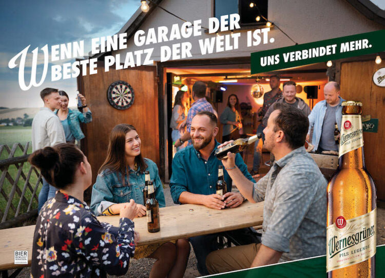 Werbemotiv Wernesgrüner