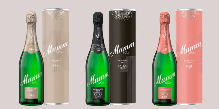 Mumm Jahrgangssekt in der Geschenkdose