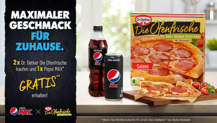 Pizza und Cola im Doppelpack