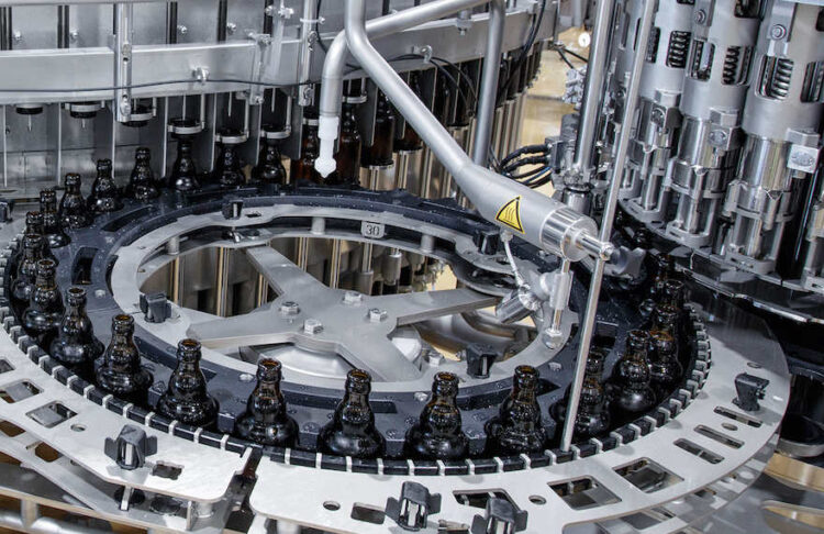 Foto Abfüllanlage Brauerei