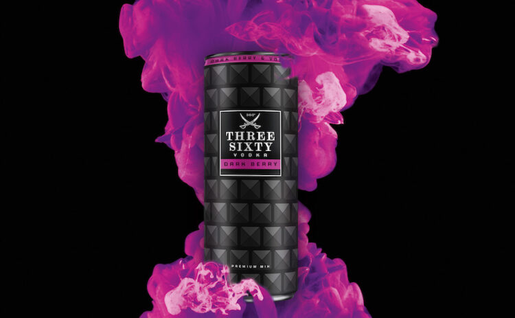 Eine Dose Three Sixty Dark Berry