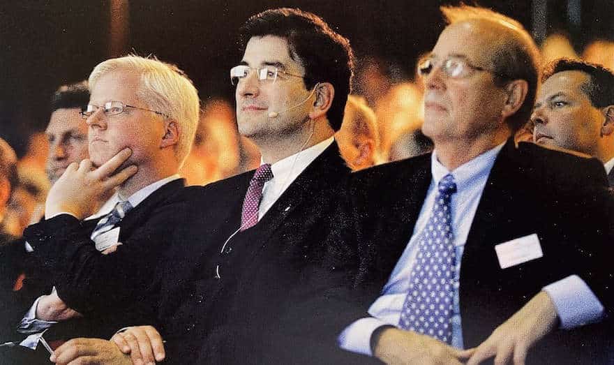 Die ehemaligen Chefs der Radeberger Gruppe (v.r.): Ulrich Kallmeyer, Dr. Albert Christmann, Dr. Niels Lorenz