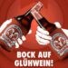 Werbung der Brauerei für "Glühbo"