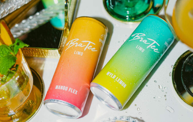 Die Bra Tee-Limos in den Sorten Mango flex und Wyld Lemon