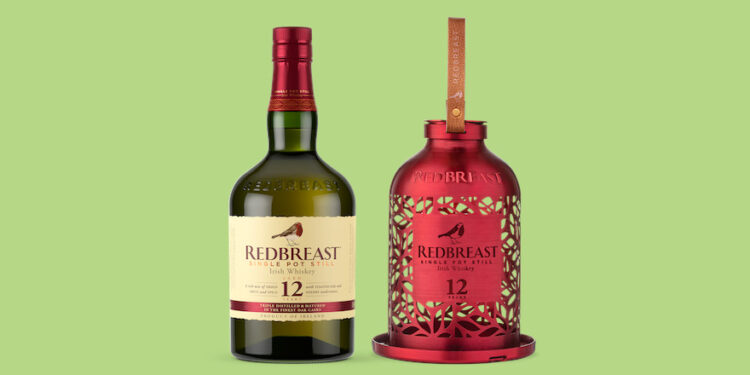 Redbreast Whiskey mit Futterhäuschen