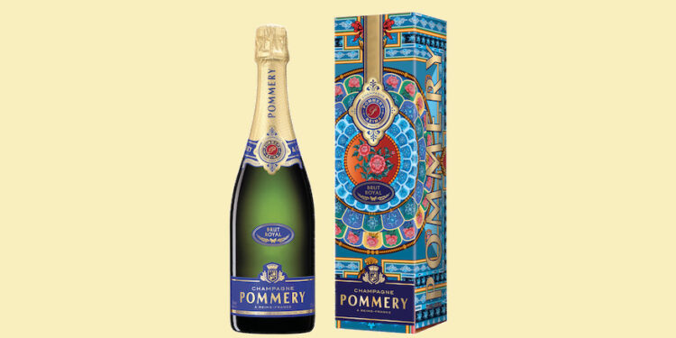 Pommery Brut Royal in der Mandala-Geschenkpackung