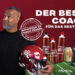 Patrick Esume mit Dr Pepper-Produkten im American-Football-Look