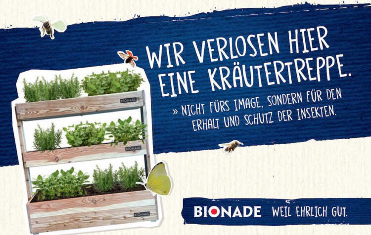Werbung für die Aktion