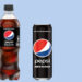 Flasche und Dose der zuckerfreien Pepsi im neuen Look