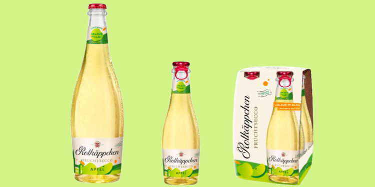 Rotkäppchen Fruchtsecco Apfel in verschiedenen Flaschengrößen