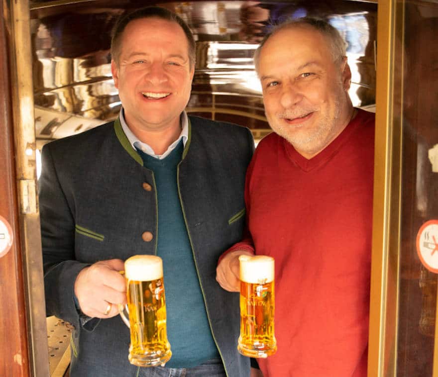 Die beiden Geschäftsführer Wolfgang Kesselschläger (links) und Jörn Hund