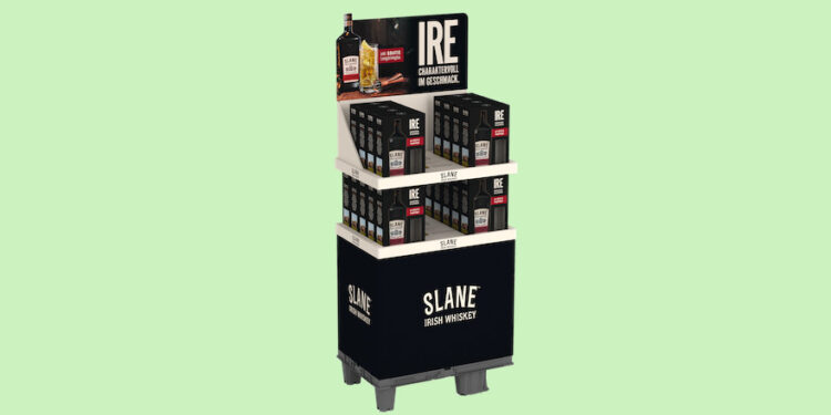 Display mit Slane-Geschenksets